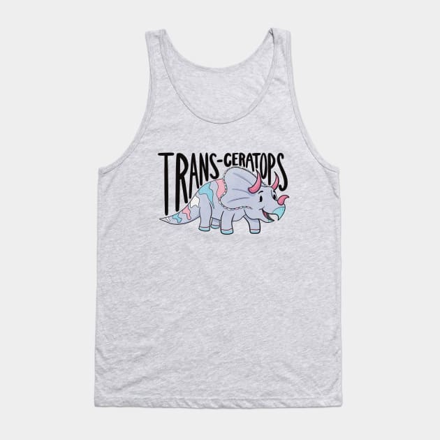 Trans-ceratops Tank Top by ehaswellart